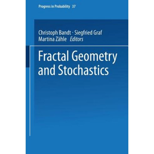 Fractal Geometry and Stochastics Paperback, Birkhauser
