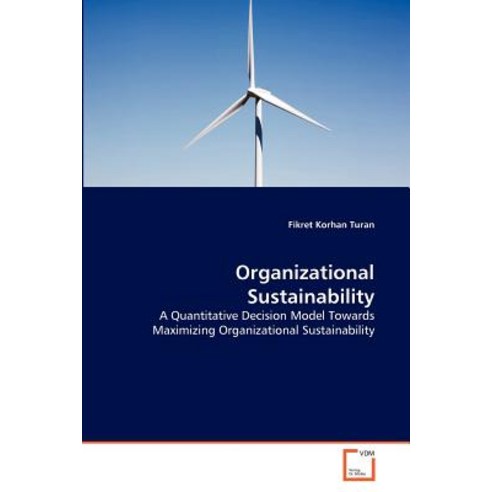 Organizational Sustainability Paperback, VDM Verlag