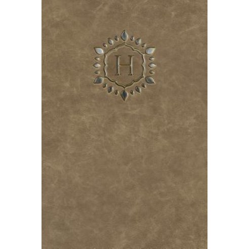 Monogram H Notebook Paperback, Createspace Independent Publishing Platform