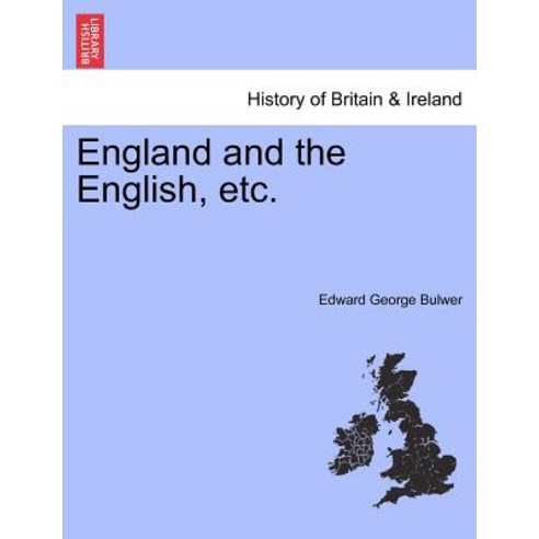 England and the English Etc. Paperback, British Library, Historical Print Editions