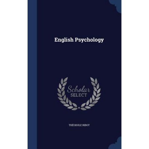 English Psychology Hardcover, Sagwan Press