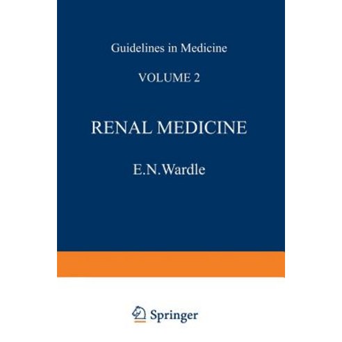 Renal Medicine Paperback, Springer