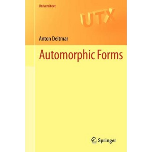 Automorphic Forms Paperback, Springer
