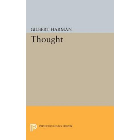 Thought Paperback, Princeton University Press