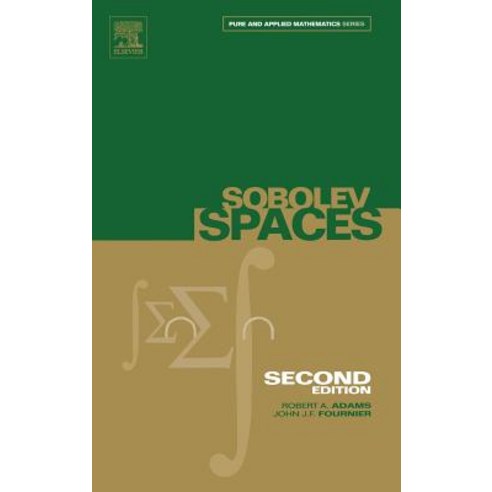 Sobolev Spaces Hardcover, Academic Press