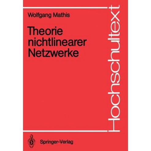 Theorie Nichtlinearer Netzwerke, Springer