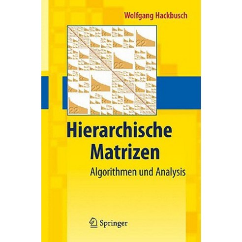 Hierarchische Matrizen: Algorithmen Und Analysis, Springer