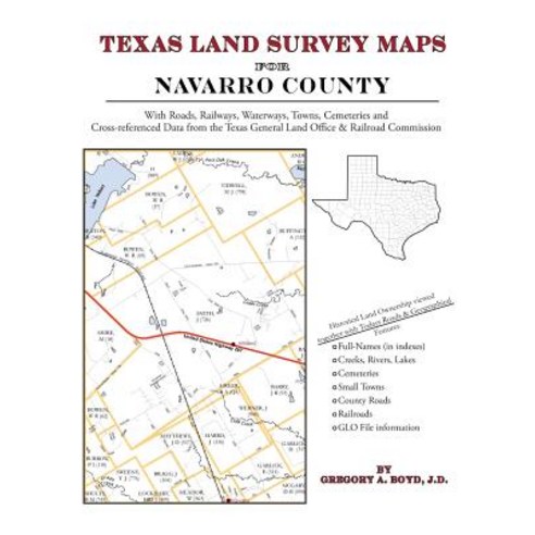 Texas Land Survey Maps for Navarro County, Arphax Publishing Co.