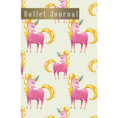 Bullet Journal: Pink Watercolor Unicorn Notebook Cover 110 Bullet Grid Paper Pages 5.5 X 8.5 Size G..., Createspace Independent Publishing Platform