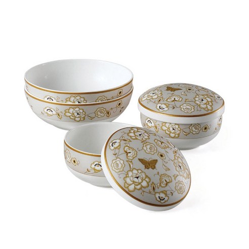 우아함과 실용성을 겸비한 2인용 식기세트