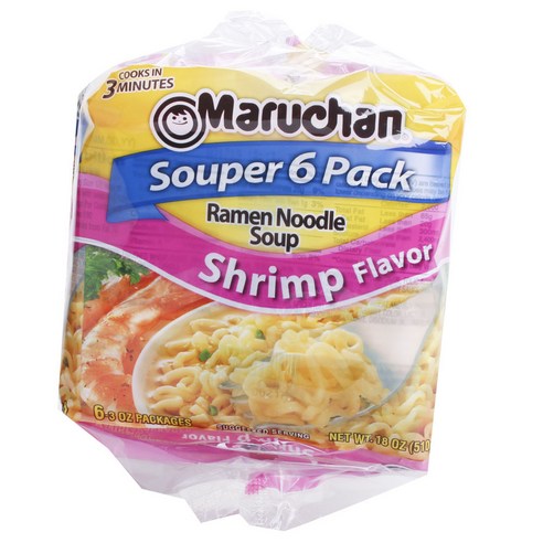 마루찬 라멘 누들 수프, 6개입, Shrimp