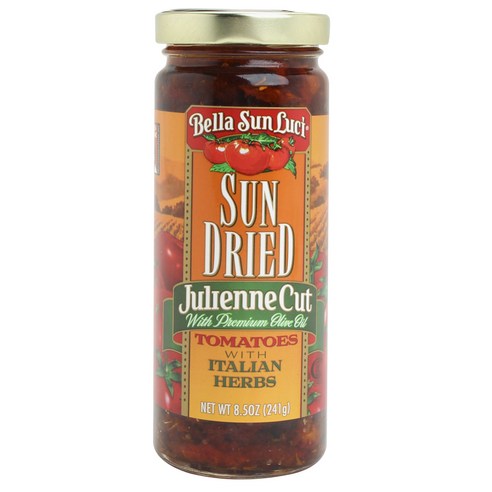 Bella Sun Luci 선 드라이 줄리엔 컷 토마토 통조림, 241g, 1개
