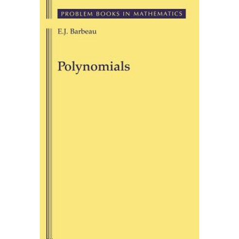 Polynomials Paperback, Springer
