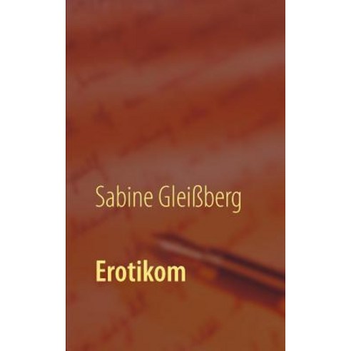 Erotikom Paperback, Books on Demand