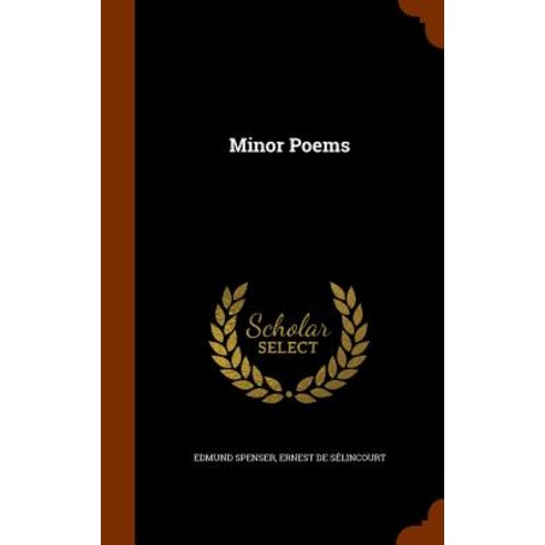 Minor Poems Hardcover, Arkose Press