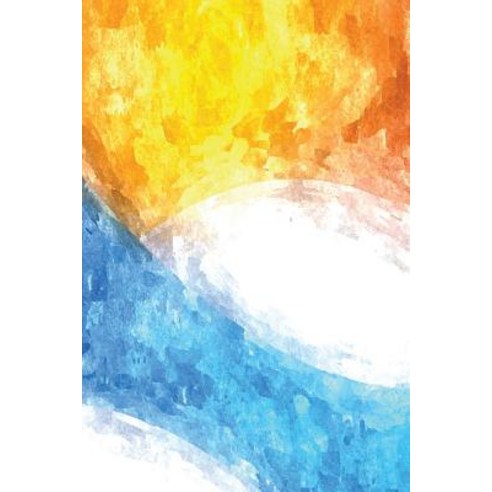 Watercolor Journal: Yellow Blue White Abstract Grid Dot Notebook 6 X 9 202 Pages Paperback, Createspace Independent Publishing Platform