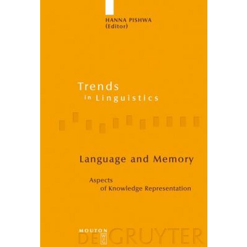 Language and Memory: Aspects of Knowledge Representation Hardcover, Verlag Walter de Gruyter Gmbh & Co. Kg