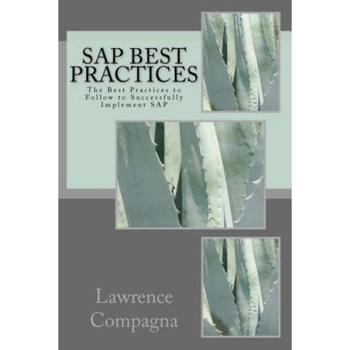 SAP Best Practices: The Best Practices to Follow to Successfully Implement SAP Paperback, Createspace Independent Publishing Platform