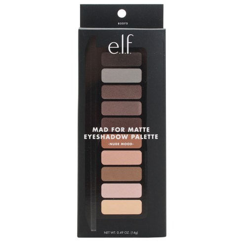 e.l.f. 매드 포 매트 아이섀도우 팔레트 14g, Nude Mood, 1개