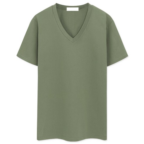 싱글 브이넥 반팔티 (MDST762CR)