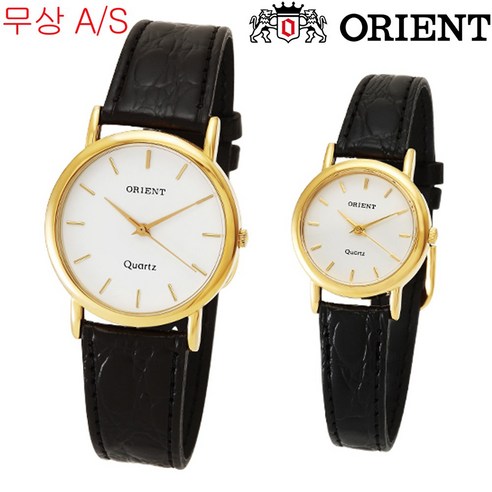 ORIENT[오리엔트] 국산 천연가죽 밴드 클래식 정장 가죽밴드 손목시계
