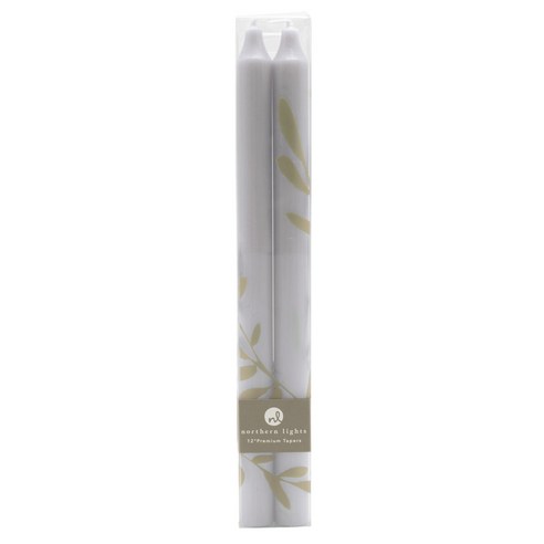 Northern Lights Candle 프리미엄 테이퍼캔들 30.5cm, 2개입, Stone