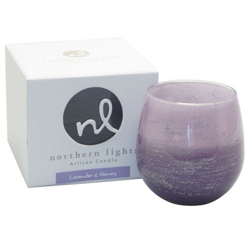 Northern Lights 아티산 자캔들, 1개, Lavender & Honey
