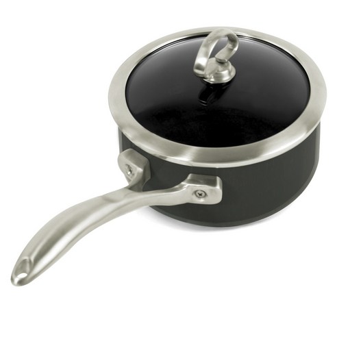 Chantal 유리 뚜껑 포함 소스팬, Onyx, 1.6L, Onyx 1.6L