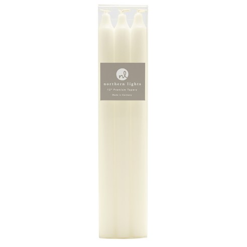 노던라이트캔들 프리미엄 테이퍼캔들 30.5cm, 6개입, Ivory