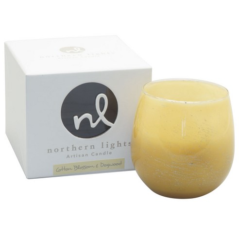Northern Lights 아티산 자캔들, 1개, Cotton Blossom & Dogwood