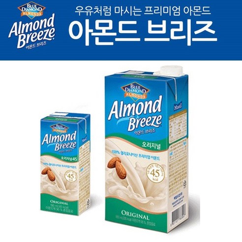 블루다이아몬드 아몬드 브리즈 오리지널, 190ml, 12개