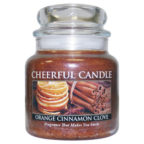 어치어풀기버 치어풀 자캔들, Orange Cinnamon Clove, 170.1g