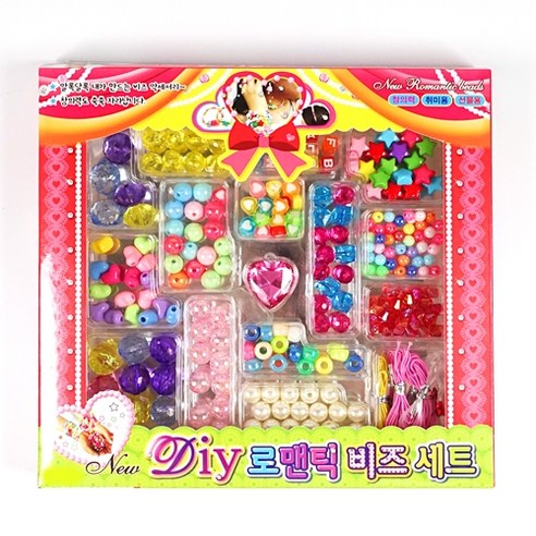 쥬크박스 6000DIY로맨틱비즈세트(랜덤발송) 비즈, 랜덤발송 스위트데이diy구슬꿰기 쥬크박스 6000DIY로맨틱비즈세트(랜덤발송) 비즈, 랜덤발송 스위트데이diy구슬꿰기