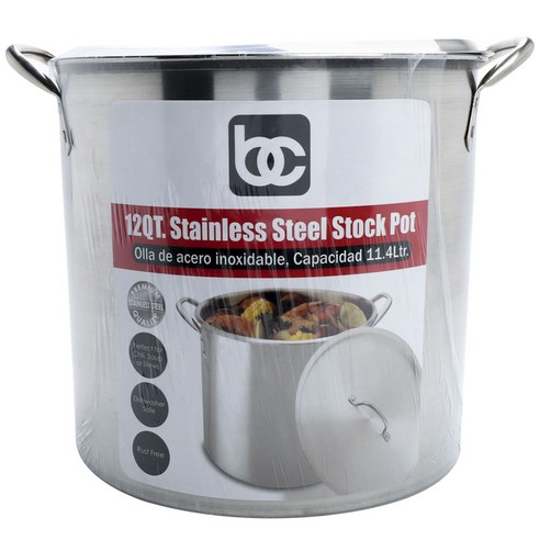 엠비알 스톡 팟 양수냄비, Stainless Steel, 11.4L, 1개