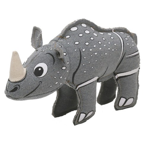 해피테일즈 애견 봉제장난감, Rhino, 1개