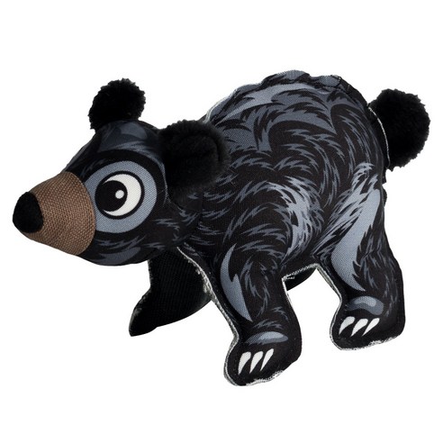 해피테일즈 뉴 크리터 캔버스 애견 봉제장난감, Bear, 1개