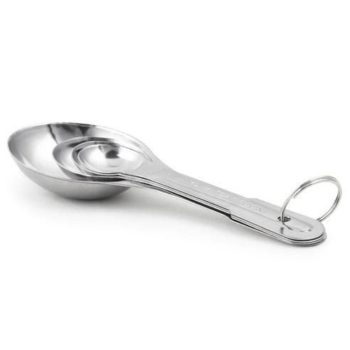 폭스런 계량스푼 스테인리스 스틸 4종 세트, 1개