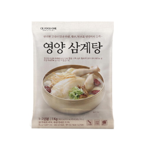 ck 푸드원 참이맛 영양삼계탕 1kg 6개