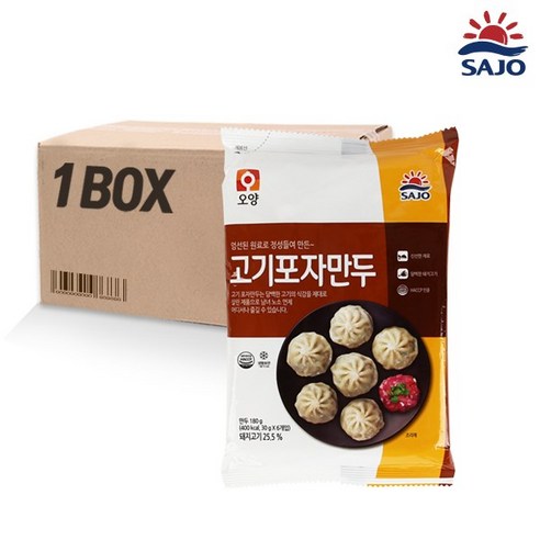 사조오양 고기포자만두, 180g, 12개