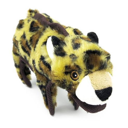Steel Dog 러피안 애견 봉제장난감, Leopard, 1개
