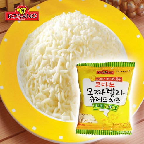 코다노 모짜렐라 슈레드치즈 27g, 30개