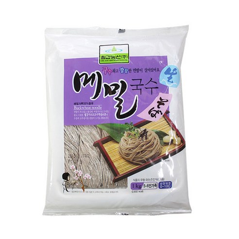 칠갑농산 생 메밀국수1kg 3개, 1kg