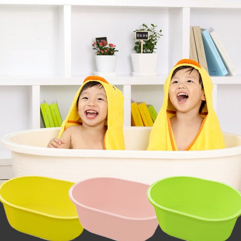 동그리욕조 중형 욕조 아기욕조, 아이보리 중형 (배수구O)