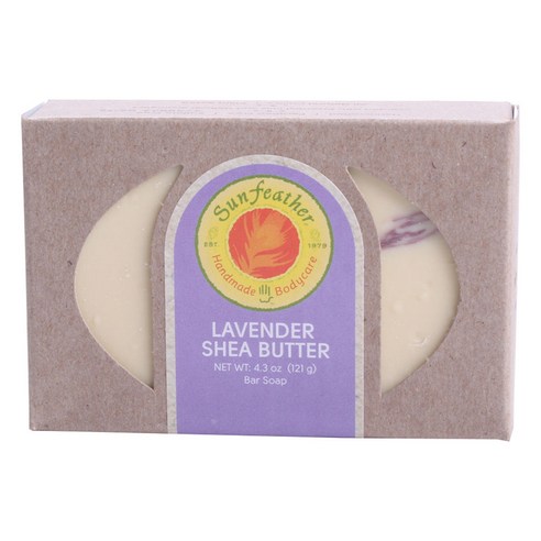 썬페더 바 솝, 121g, Lavender Shea Butter