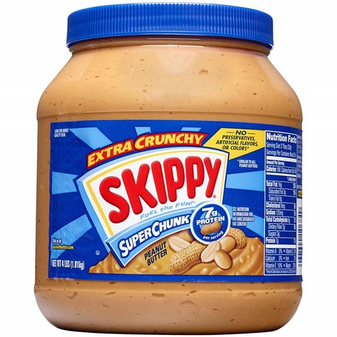 Skippy 슈퍼 청크 엑스트라 크런치 피넛 버터, 1.81kg, 1개