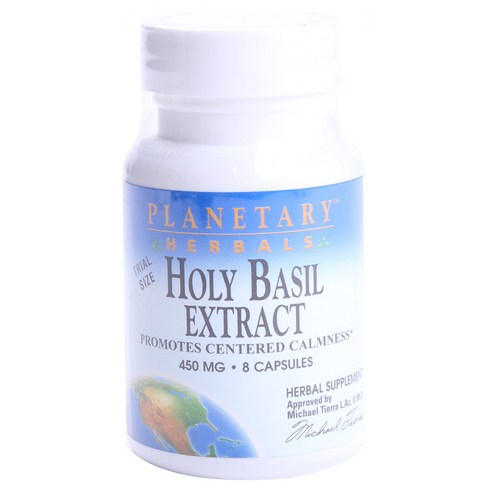 플래너터리허벌스 홀리 바질 추출물 450mg 캡슐, 8개입, 1개