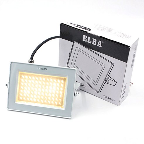 번개표 엘바 LED 50W 방수용 투광등 투광기 전구색 3000K 상품리뷰