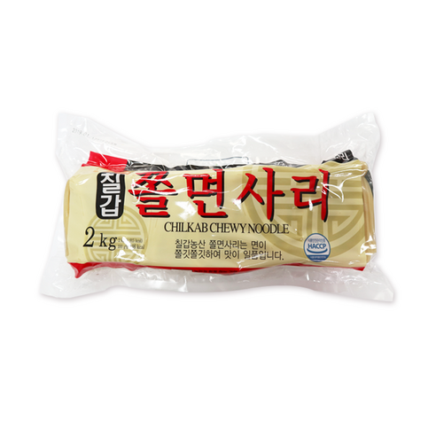 대용량쫄면 칠갑농산 쫄면사리 2kg 정통 맛과 풍성한 양으로 가성비 최고!