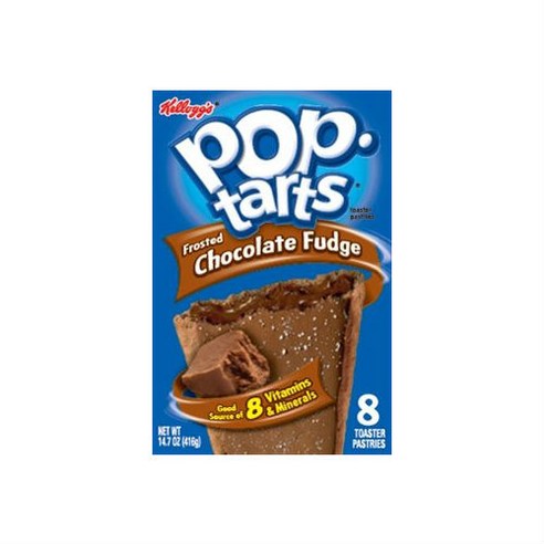 Kellogg''s 팝 타르트 프로스티드 토스터 패스츄리, 416g, 초콜릿 퍼지(Chocolate Fudge)