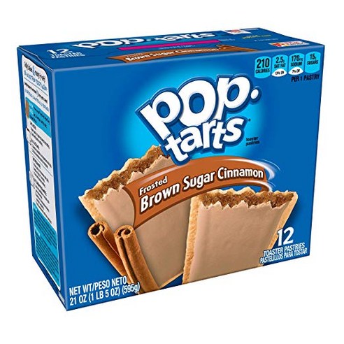 Kellogg''s 팝 타르트 프로스티드 토스터 패스츄리, 595g, 브라운 슈가 시나몬(Brown Sugar Cinnamon)